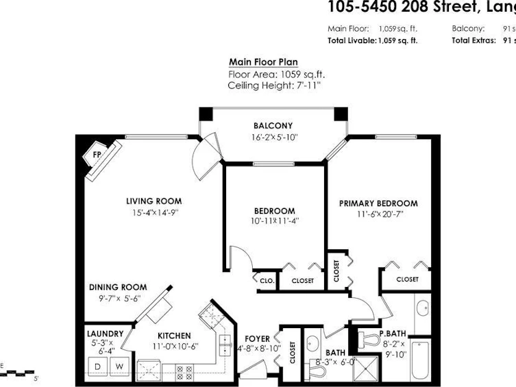 105-5450 208 Street, Langley, BC, V3A 2J9 - 22