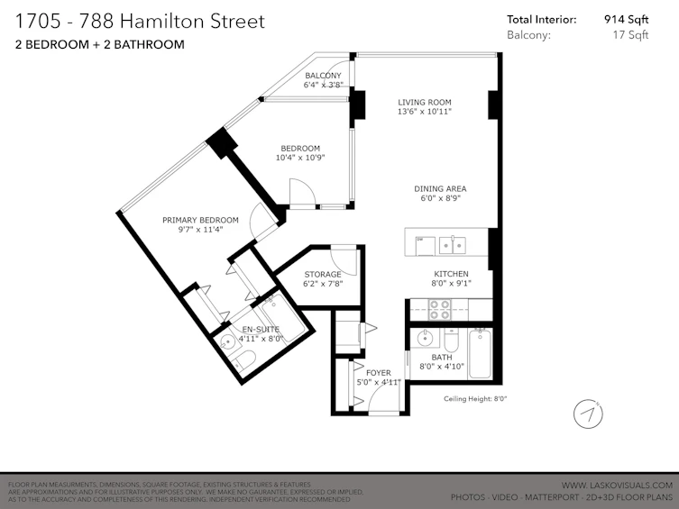 1705-788 Hamilton Street, Vancouver, BC, V6B 0E9 - 38