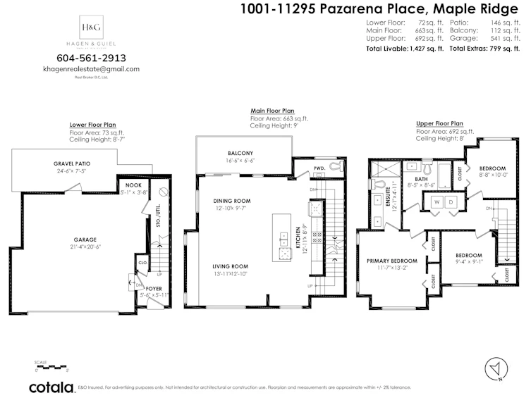 1001-11295 Pazarena Place, Maple Ridge, BC, V2X 4K9 - 29