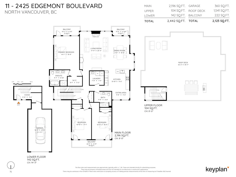 11-2425 Edgemont Boulevard, North Vancouver, BC, V7P 2L2 - 2