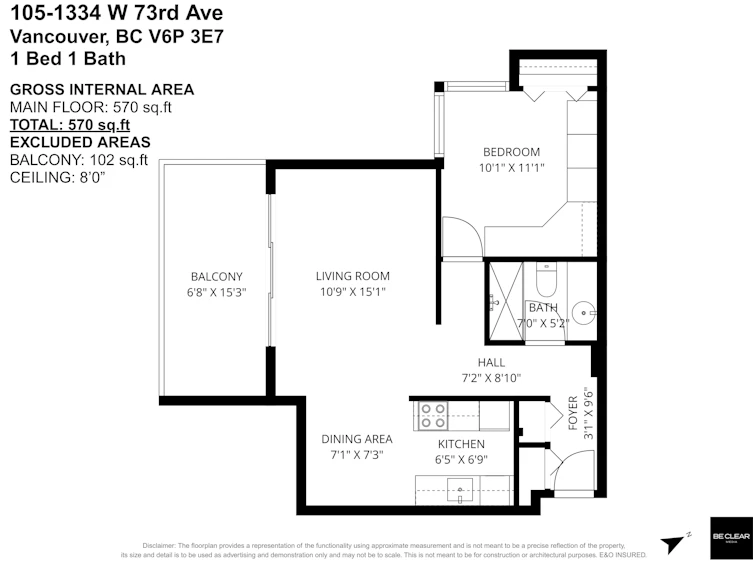 105-1334 W 73rd Avenue, Vancouver, BC, V6P 3E7 - 2