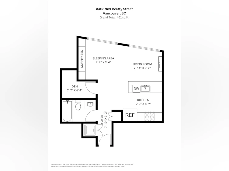 1108-989 Beatty Street, Vancouver, BC, V6Z 3C2 - 23