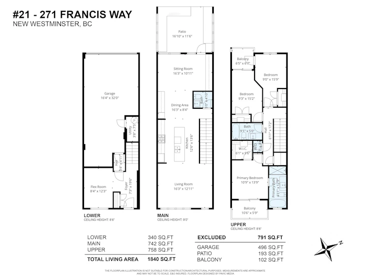 TH21-271 Francis Way, New Westminster, BC, V3L 0H2 - 2