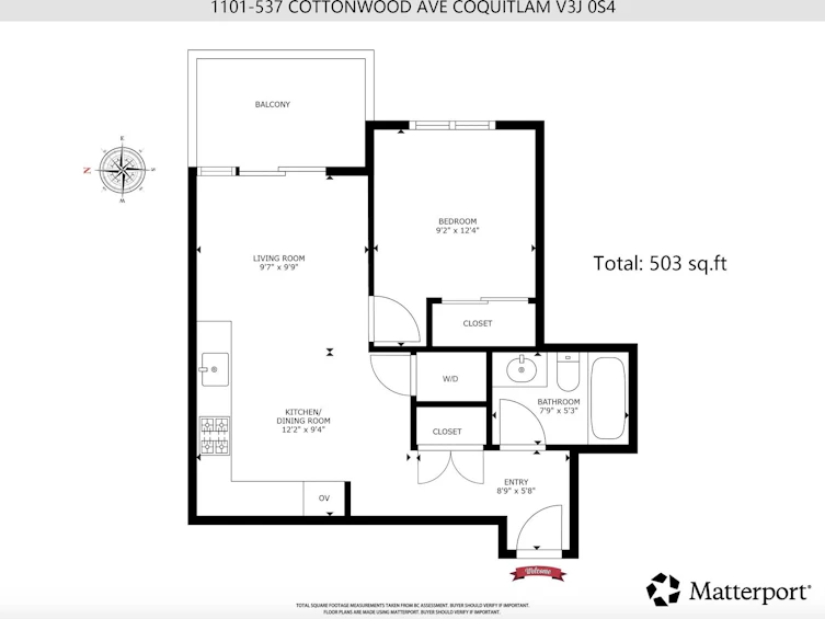 1101-537 Cottonwood Avenue, Coquitlam, BC, V3J 0S4 - 22