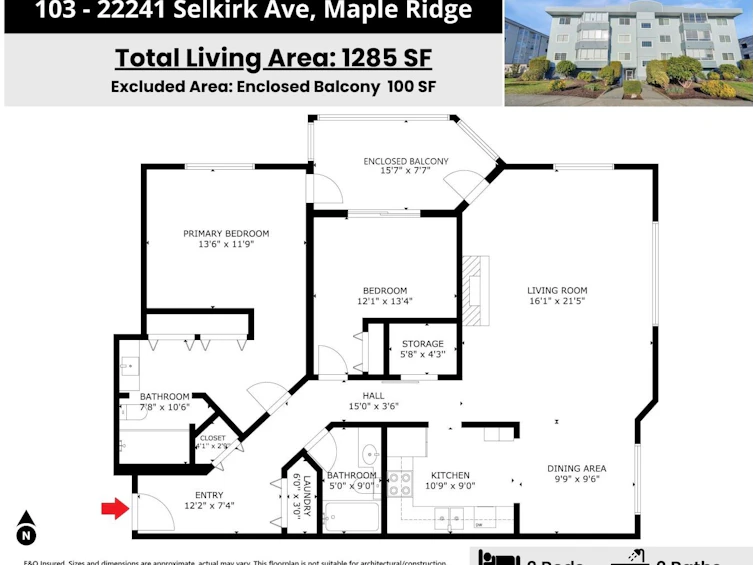 103-22241 Selkirk Avenue, Maple Ridge, BC, V2X 2X4 - 24