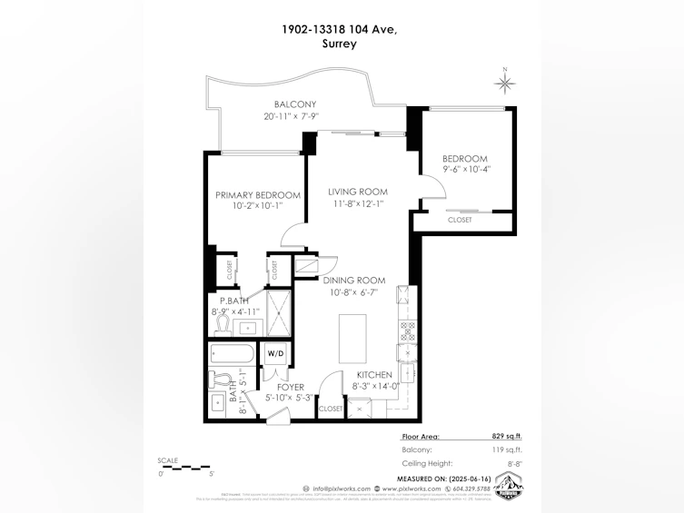 1902-13318 104 Avenue, Surrey, BC, V3T 0R2 - 21