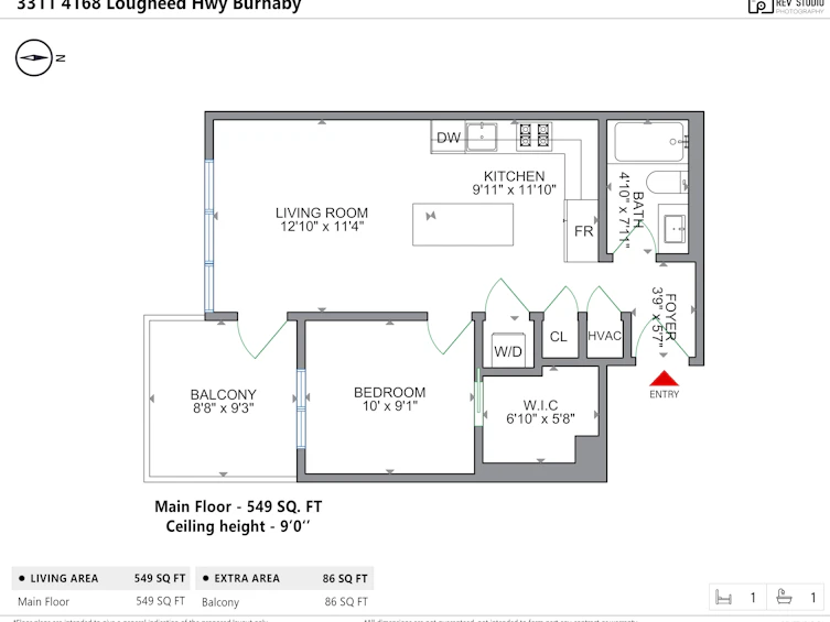 3311-4168 Lougheed Highway, Burnaby, BC, V5C 0N9 - 34
