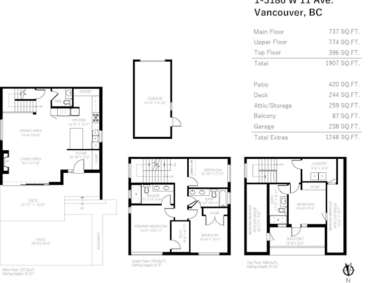 1-3186 W 11th Avenue, Vancouver, BC, V6K 2M7 - 24