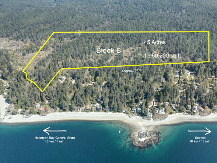 Block B Priestland Road, Halfmoon Bay, BC, V0N 1Y0