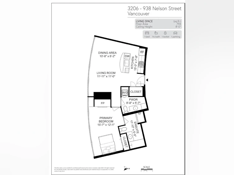 3206-938 Nelson Street, Vancouver, BC, V6Z 3A7 - 27