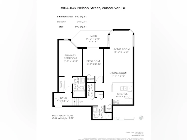 104-1147 Nelson Street, Vancouver, BC, V6E 1J3 - 34