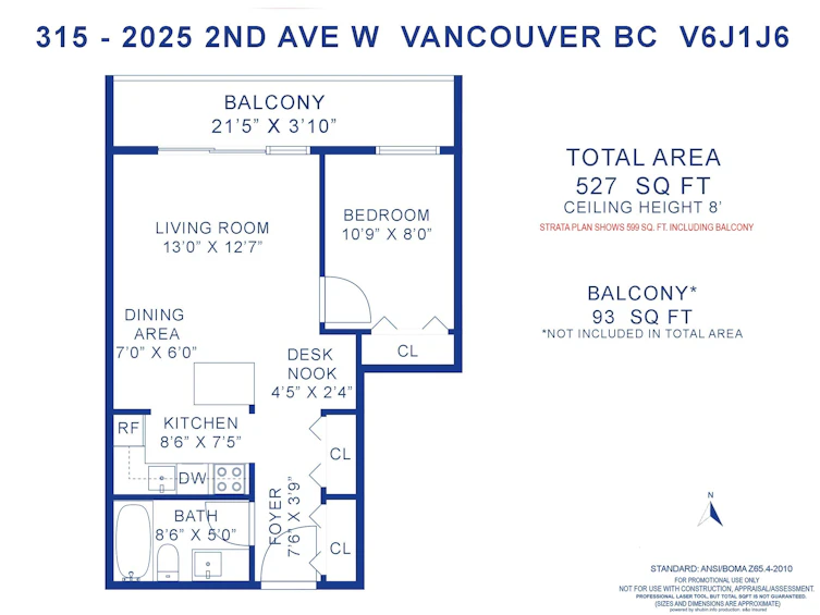 315-2025 W 2nd Avenue, Vancouver, BC, V6J 1J6 - 19
