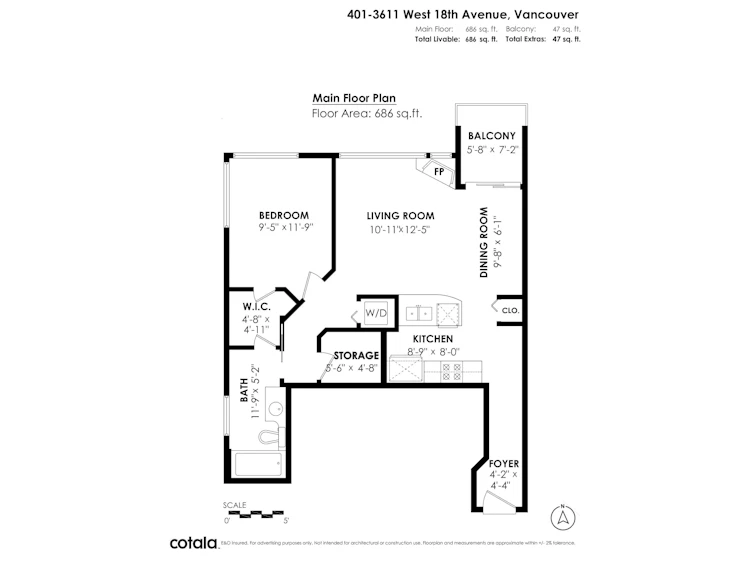 401-3611 W 18th Avenue, Vancouver, BC, V6S 1B3 - 19