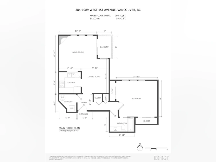 304-1989 W 1st Avenue, Vancouver, BC, V6J 1G7 - 23