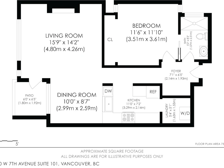 101-1100 W 7th Avenue, Vancouver, BC, V6H 1B4 - 21