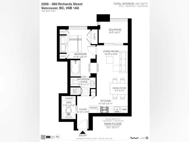 2208-969 Richards Street, Vancouver, BC, V6B 1A8 - 39