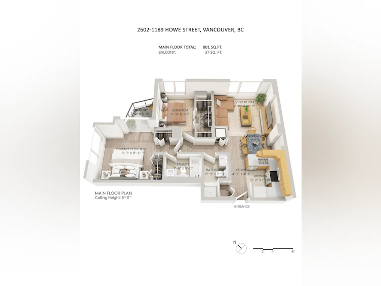 2602-1189 Howe Street, Vancouver, BC, V6Z 2X4 - 28