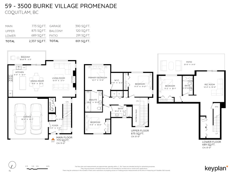 59-3500 Burke Village Promenade, Coquitlam, BC, V3E 0N2 - 40