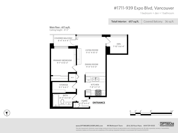 1711-939 Expo Boulevard, Vancouver, BC, V6Z 3G7 - 34