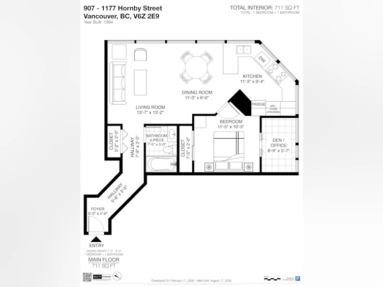 907-1177 Hornby Street, Vancouver, BC, V6Z 2E9 - 24
