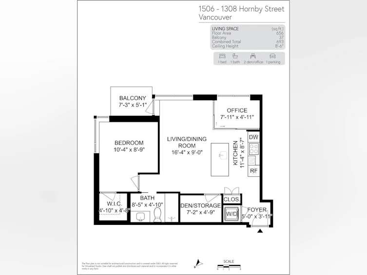 1506-1308 Hornby Street, Vancouver, BC, V6Z 0C5 - 32
