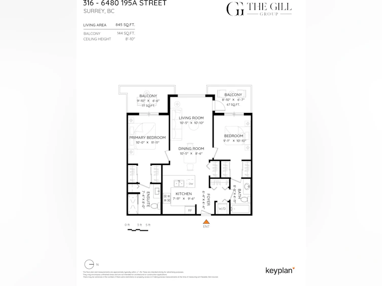 316-6480 195a Street, Surrey, BC, V4N 6P1 - 34