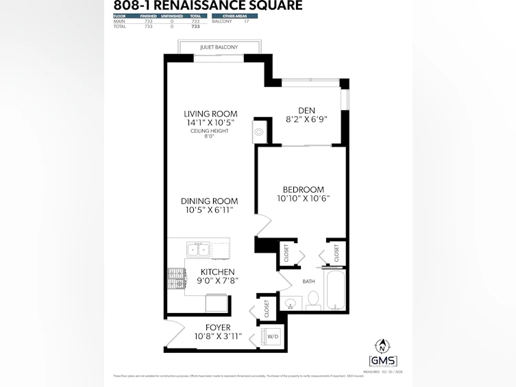 808-1 Renaissance Square, New Westminster, BC, V3M 0B6 - 10