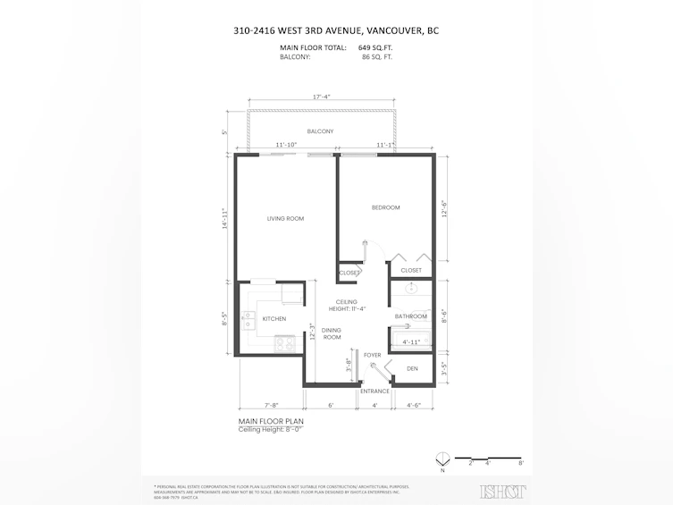 310-2416 W 3rd Avenue, Vancouver, BC, V6K 1L8 - 20