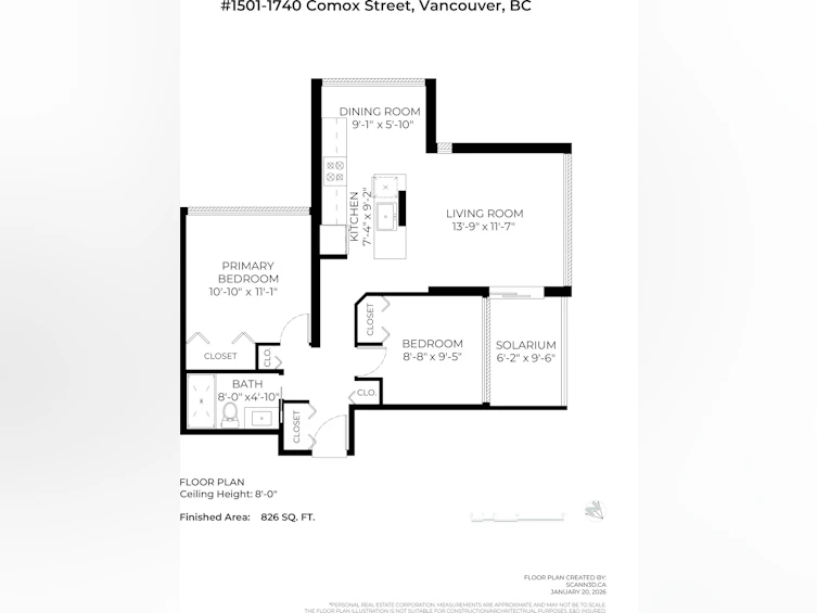 1501-1740 Comox Street, Vancouver, BC, V6G 2Z1 - 26