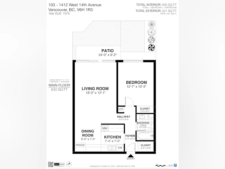 103-1412 W 14th Avenue, Vancouver, BC, V6H 1R3 - 36