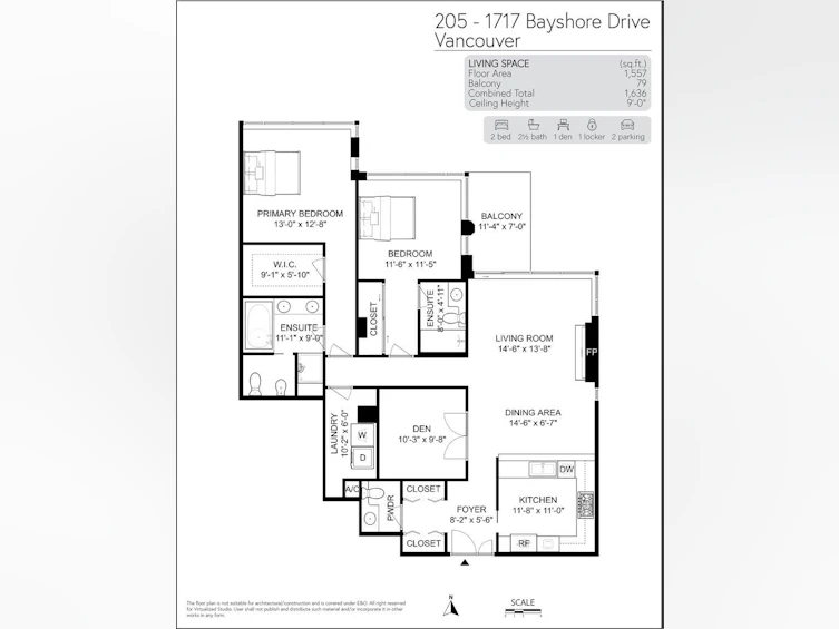 205-1717 Bayshore Drive, Vancouver, BC, V6G 3H3 - 40