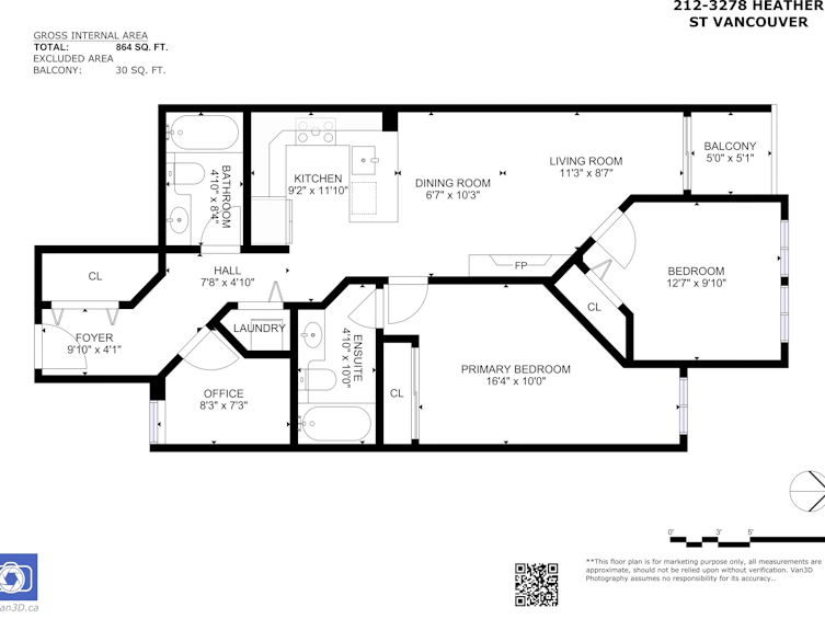 212-3278 Heather Street, Vancouver, BC, V5Z 4R9 - 18