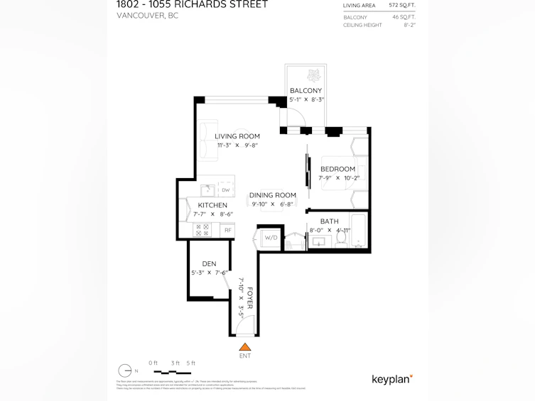 1802-1055 Richards Street, Vancouver, BC, V6B 0C2 - 34