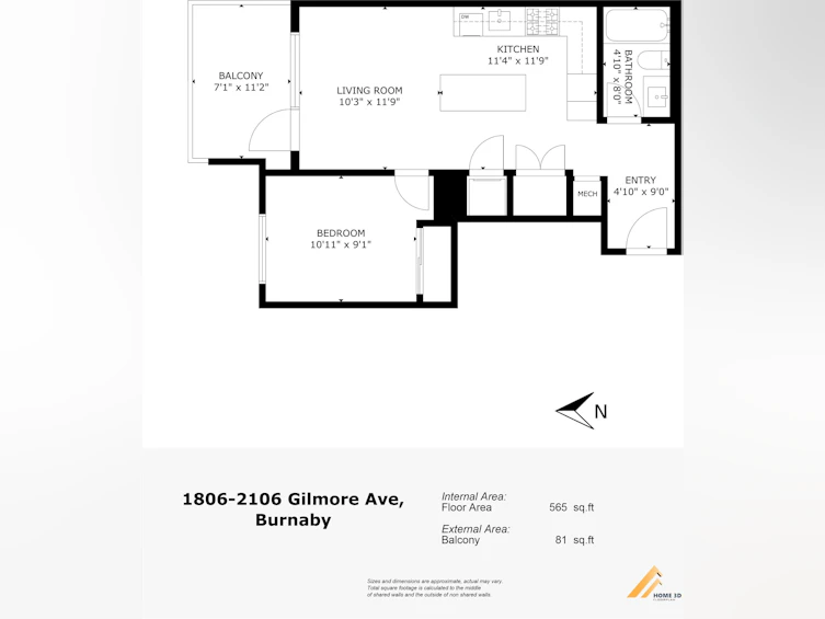1806-2108 Gilmore Avenue, Burnaby, BC, V5C 0N8 - 2