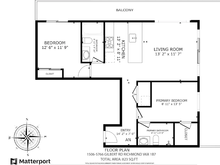 1506-5766 Gilbert Road, Richmond, BC, V6X 1B7 - 23