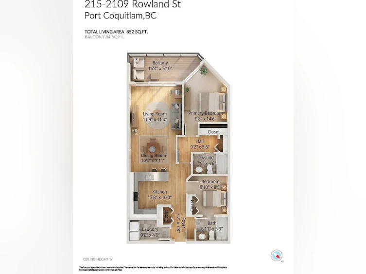 215-2109 Rowland Street, Port Coquitlam, BC, V3C 6J4 - 18