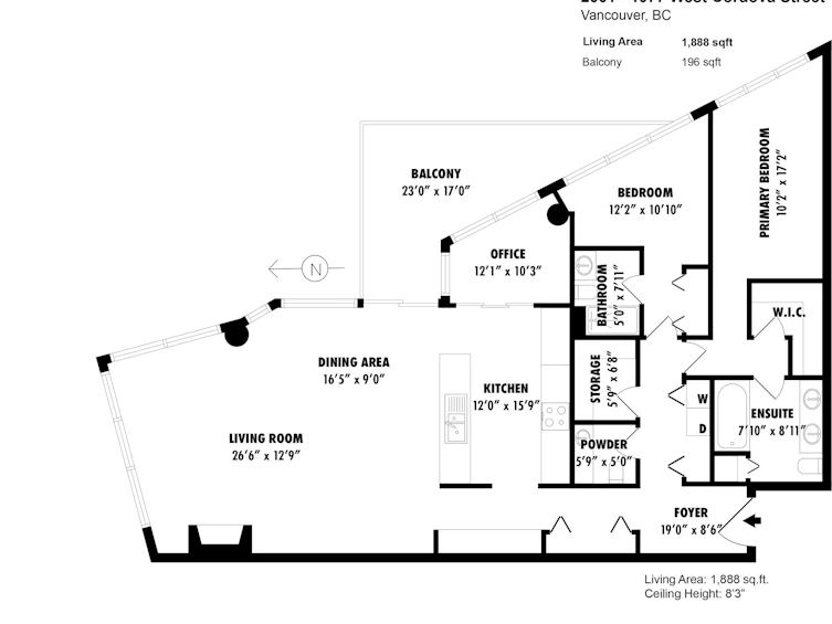 2001-1077 W Cordova Street, Vancouver, BC, V6C 2C6 - 30