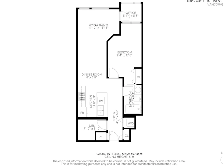 306-2636 E Hastings Street, Vancouver, BC, V5K 0A4 - 27