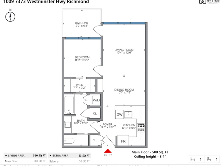 1009-7373 Westminster Highway, Richmond, BC, V6X 0B5 - 21