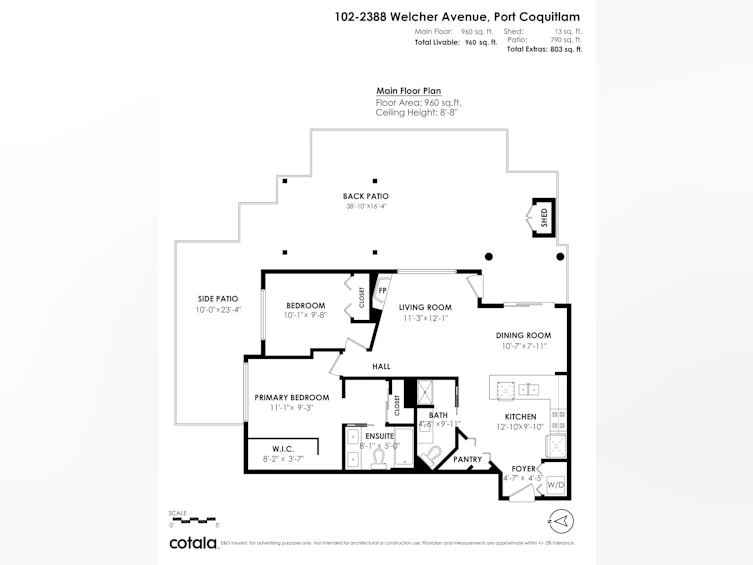 102-2388 Welcher Avenue, Port Coquitlam, BC, V3C 1X5 - 2