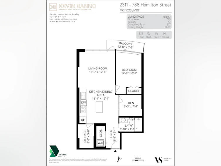 2311-788 Hamilton Street, Vancouver, BC, V6B 0E9 - 32