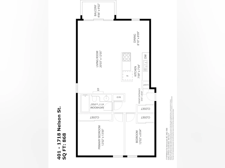 401-1718 Nelson Street, Vancouver, BC, V6G 1M8 - 18