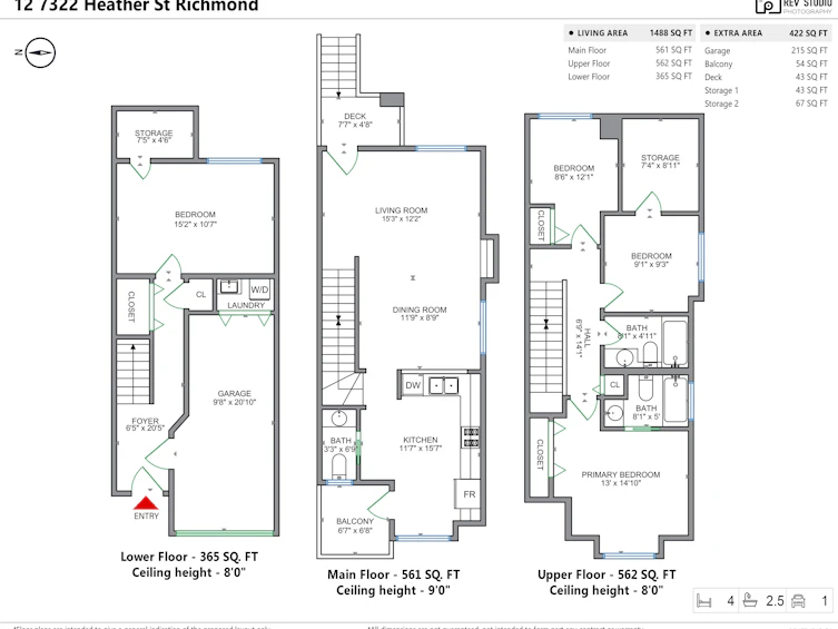 12-7322 Heather Street, Richmond, BC, V6Y 2P6 - 2