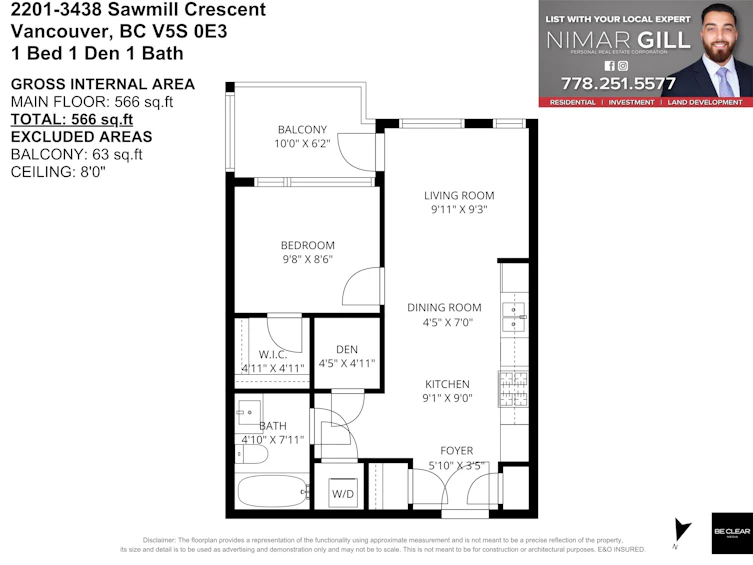 2201-3438 Sawmill Crescent, Vancouver, BC, V5S 0E3 - 38
