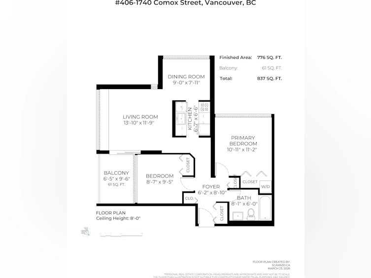 406-1740 Comox Street, Vancouver, BC, V6G 2Z1 - 26