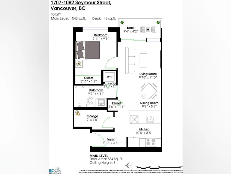 1707-1082 Seymour Street, Vancouver, BC, V6B 1X9 - 22