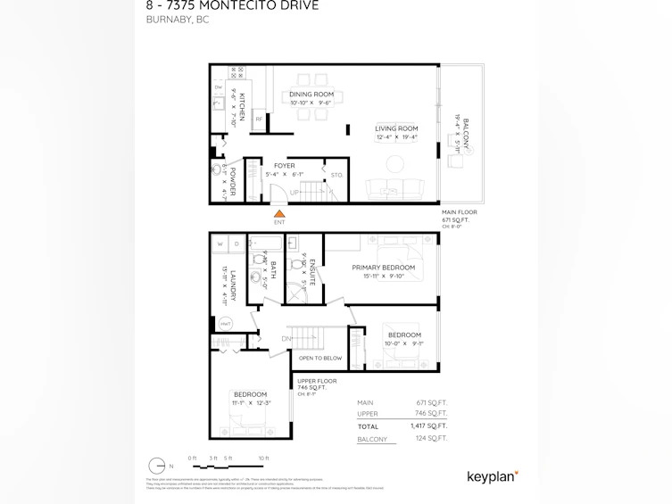 8-7375 Montecito Drive, Burnaby, BC, V5A 1R4 - 2