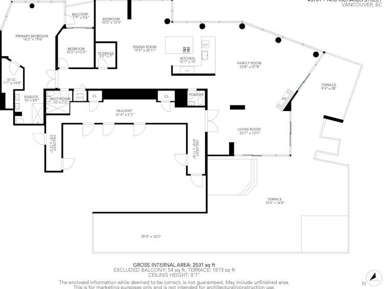 3701-1495 Richards Street, Vancouver, BC, V6Z 3E3 - 39