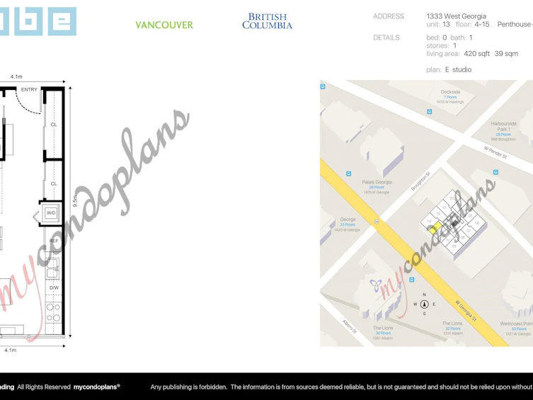 1113-1333 W Georgia Street, Vancouver, BC, V6E 4V3 - 26