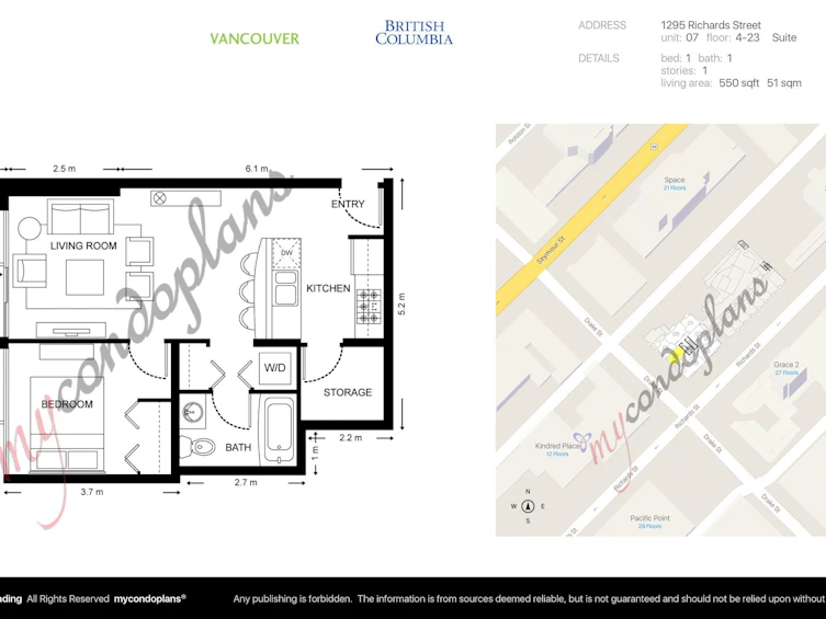1707-1295 Richards Street, Vancouver, BC, V6B 1B7 - 38